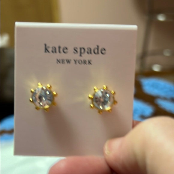 Kate Spade Gold Stud Earrings - Picture 2 of 5